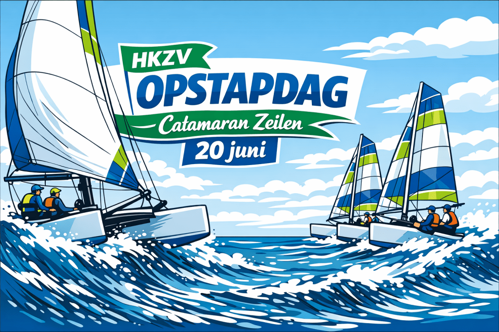 Meezeilen met een catamaran op zee? Dat kan op 20 juni bij de HKZV&nbsp;Opstapdag.